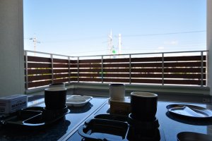 お庭代わりのバルコニー