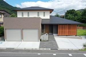 ドローンから撮影した外観