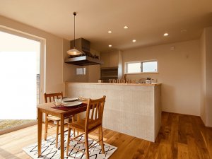 対面式のキッチン