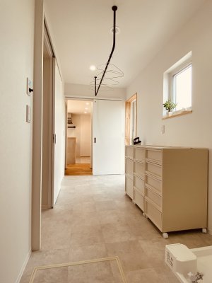 使い勝手の良いランドリールーム