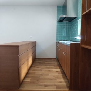 作業しやすい対面カウンター収納