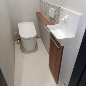 お掃除しやすいトイレ