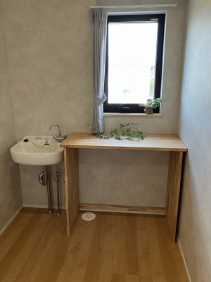 ２階にマルチシンクを設置することで猫ちゃんのお世話もラクラク