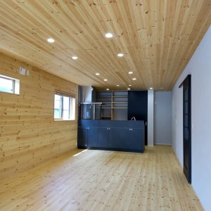 木質感たっぷりのLDK