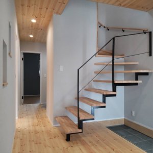 デザインにこだわった階段