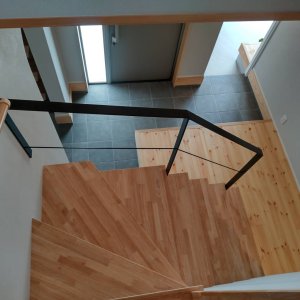 木の温もりを存分に感じられる空間