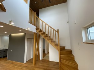 開放感のある大きな吹き抜け