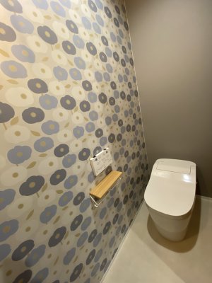 トイレは、お好みの壁紙となりました