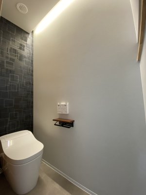 もう一つのトイレはシックな空間に