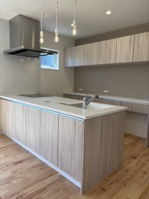 木目調のキッチン