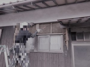 一昔前の和風住宅の外観