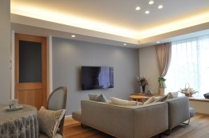 明るく開放的なLDK