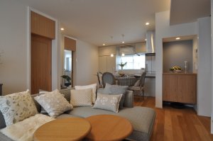 明るく開放的なLDK