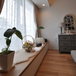 明るく開放的なLDK