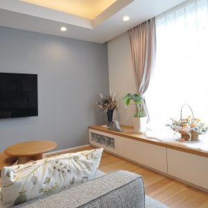 明るく開放的なLDK